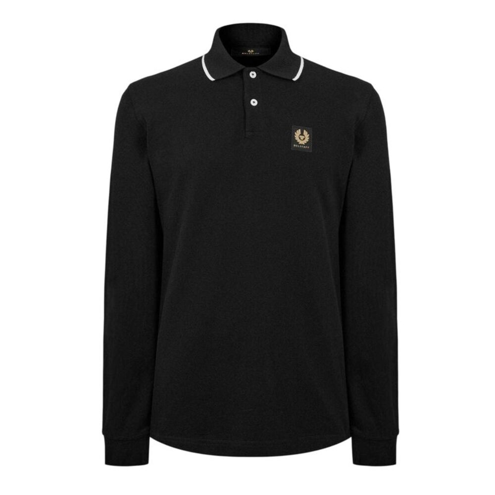 Belstaff Mens Cotton Polo Shirt / Black